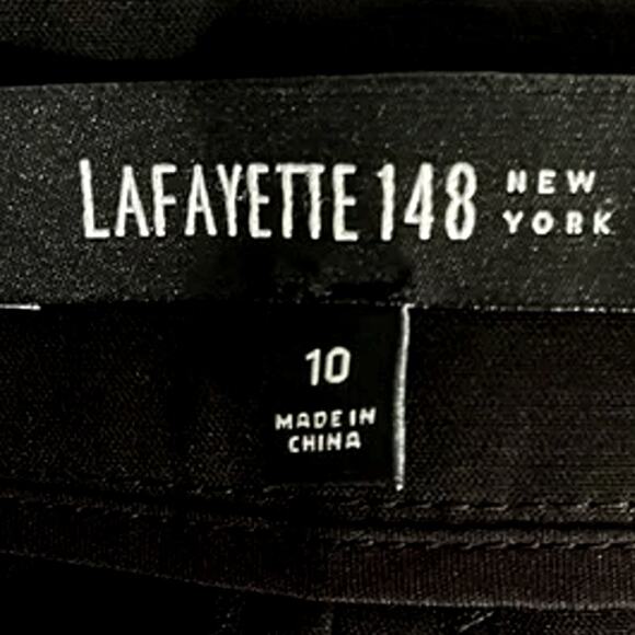 Lafayette 148 New York Black Pants | Size 10 - Picture 3 of 5